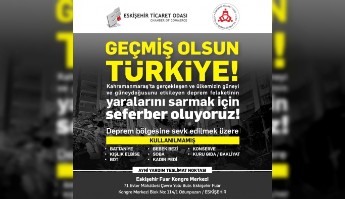 ETO’dan tüm üyelerine deprem yardımı çağrısı